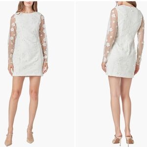 Endless Rose Floral Beaded Long Sleeve Mini Dress – Size Medium (NWOT)